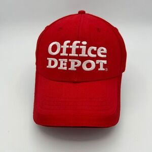 Carl Edwards Office Depot Roush Racing Hat Men OSFA Red‎ Cotton Mesh NASCAR Fan